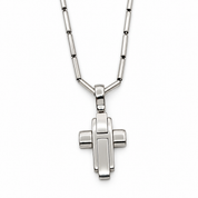 Collana con ciondolo - 18 carati Oro bianco - Made in Italy - HandMade
