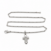 Collana con ciondolo - 18 carati Oro bianco - Made in Italy - HandMade