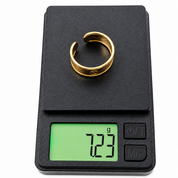 Anello - 18 carati Oro giallo - Made in Italy - HandMade