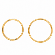 Anello - 18 carati Oro giallo - 0.04ct. tw. Diamante (Naturale) - Made in Italy - Handmade
