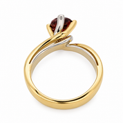 Anello - 18 carati Oro giallo - 1.50ct. tw. Granato - Granato - Made in Italy - Handmade