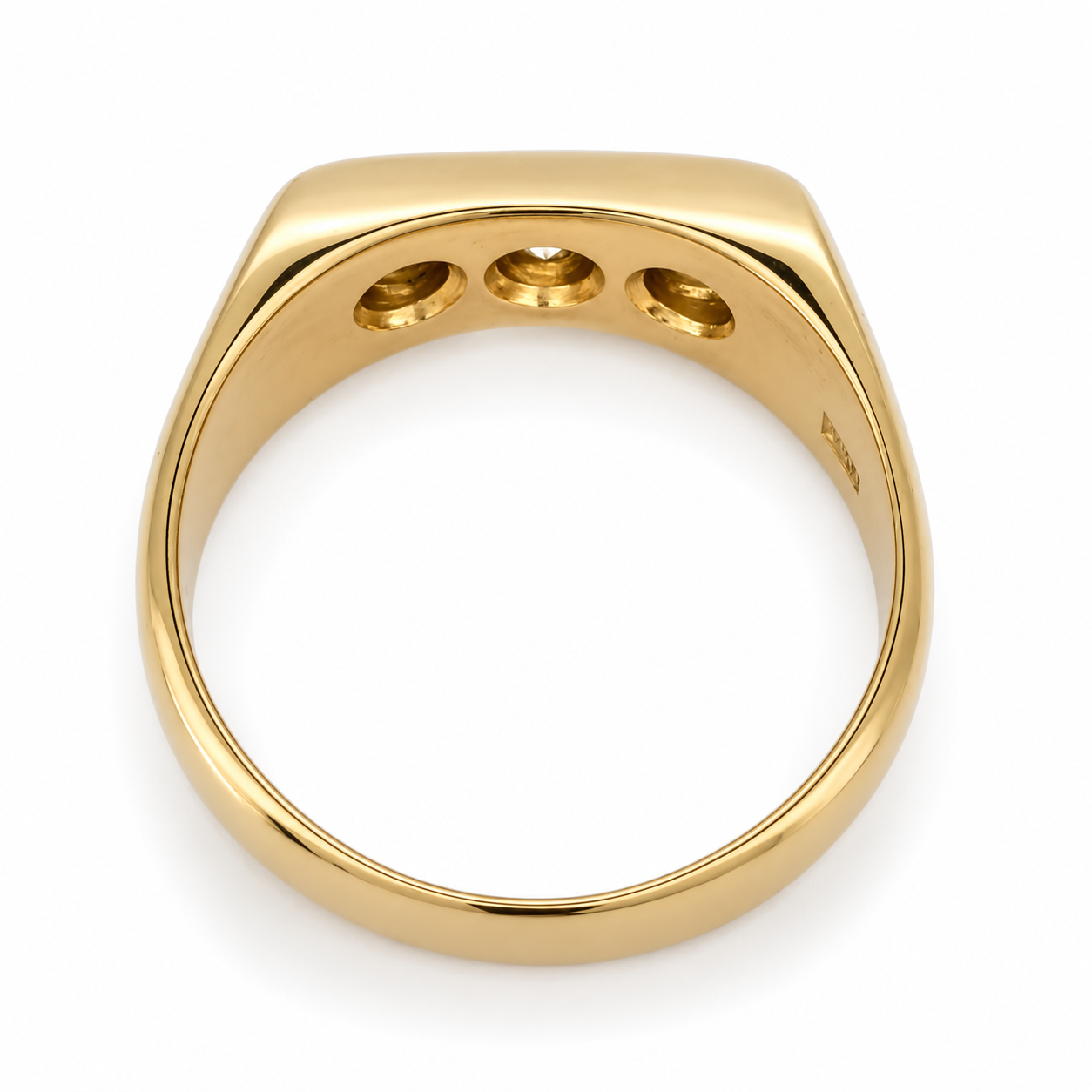 Anello - 18 carati Oro giallo - 0.52ct. tw. Diamante (Naturale) - Made in Italy - Handmade