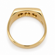 Anello - 18 carati Oro giallo - 0.52ct. tw. Diamante (Naturale) - Made in Italy - Handmade