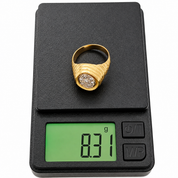 Anello - 18 carati Oro bianco, Oro giallo - 0.21ct. tw. Diamante (Naturale) - Made in Italy - Handmade