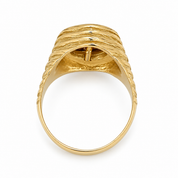 Anello - 18 carati Oro bianco, Oro giallo - 0.21ct. tw. Diamante (Naturale) - Made in Italy - Handmade