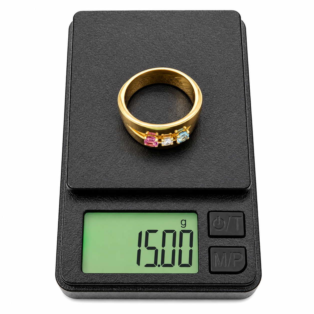 Anello - 18 carati Oro giallo - 0.60ct. tw. Zaffiro - Acquamarina - Made in Italy - Handmade
