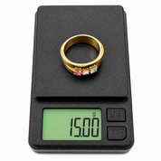Anello - 18 carati Oro giallo - 0.60ct. tw. Zaffiro - Acquamarina - Made in Italy - Handmade