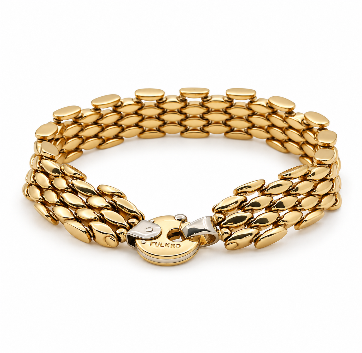 Bracciale - 18 carati Oro giallo, Oro bianco - Made in Italy