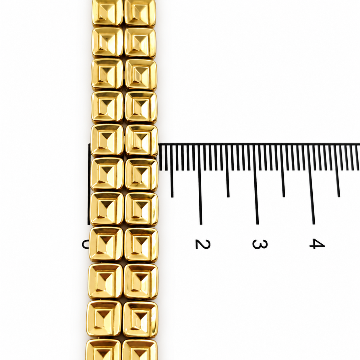 Bracciale - 18 carati Oro giallo, Oro bianco - 0.06ct. tw. Diamante (Naturale) - Made in Italy - HandMade