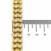 Bracciale - 18 carati Oro giallo, Oro bianco - 0.06ct. tw. Diamante (Naturale) - Made in Italy - HandMade