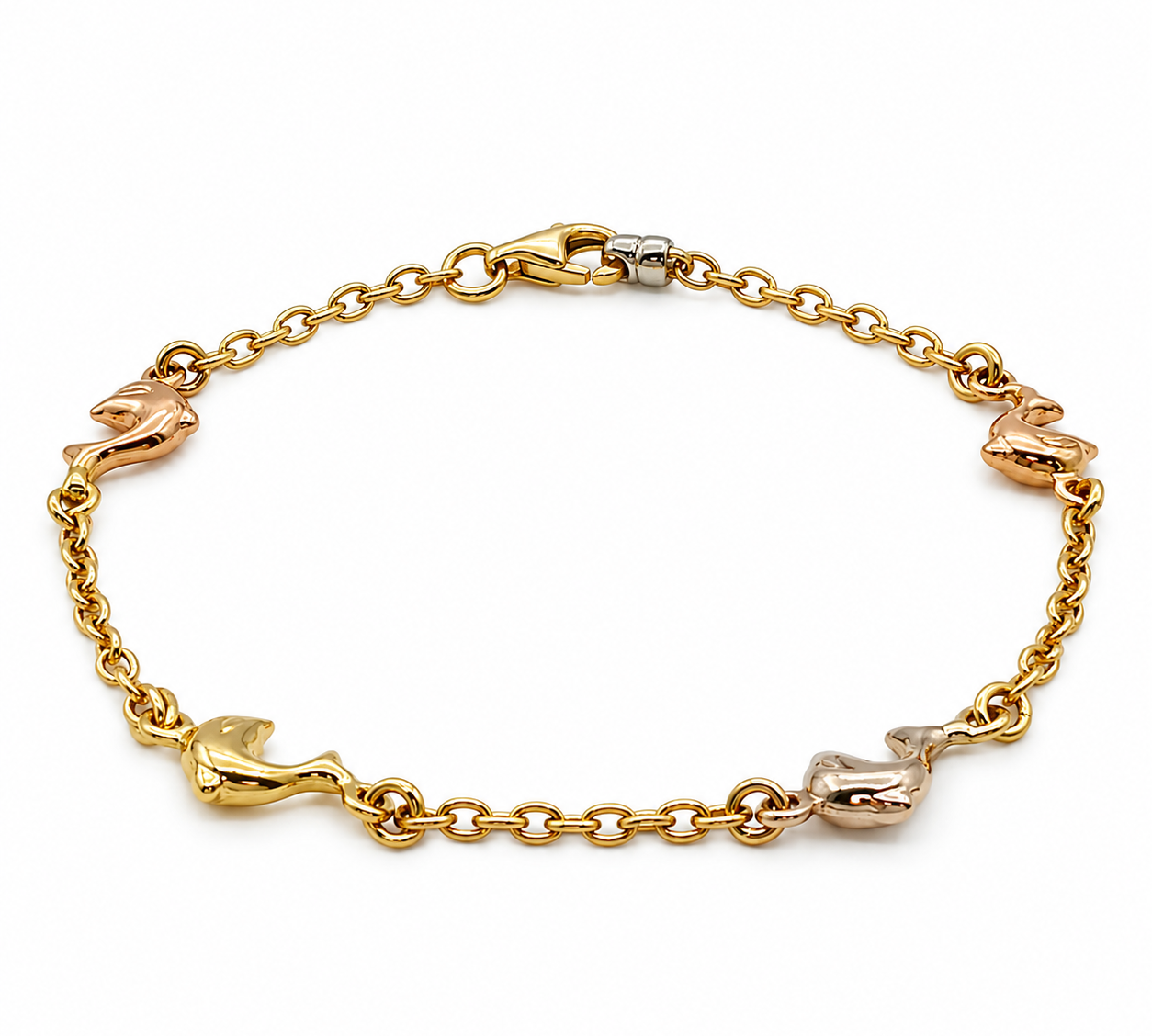 Bracciale - 18 carati Oro giallo, Oro bianco, Oro rosa - Made in Italy - HandMade