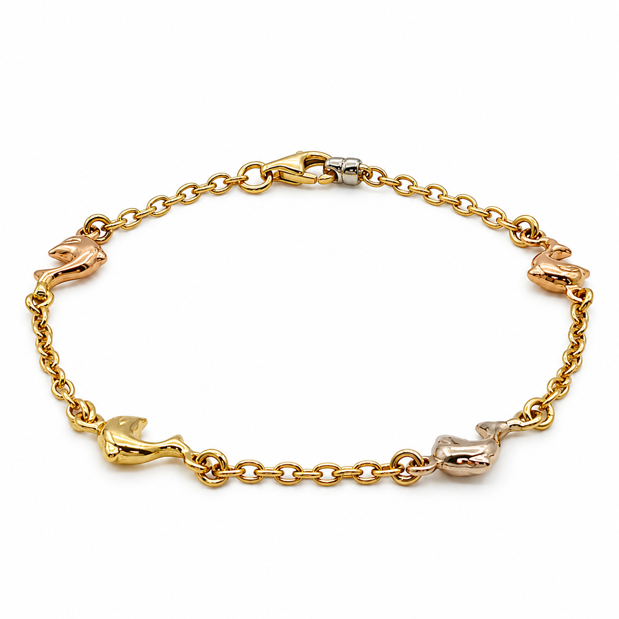 Bracciale - 18 carati Oro giallo, Oro bianco, Oro rosa - Made in Italy - HandMade
