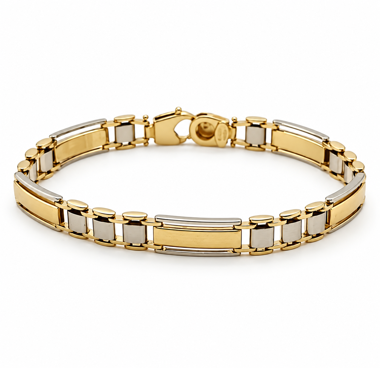 Bracciale - 18 carati Oro giallo, Oro bianco - Made in Italy - HandMade