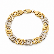 Bracciale - 18 carati Oro giallo, Oro bianco - Made in Italy - HandMade