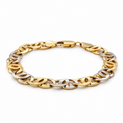 Bracciale - 18 carati Oro giallo, Oro bianco - Made in Italy - HandMade