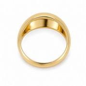 Anello - 18 carati Oro giallo - 0.24ct. tw. Diamante (Naturale) - Made in Italy - HandMade