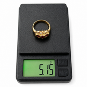Anello - 18 carati Oro giallo - 1.30ct. tw. Rubino - Diamante - Made in Italy - HandMade