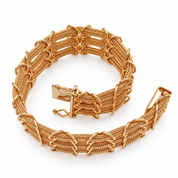 Bracciale - 18 carati Oro giallo - Handmade - Made in Italy