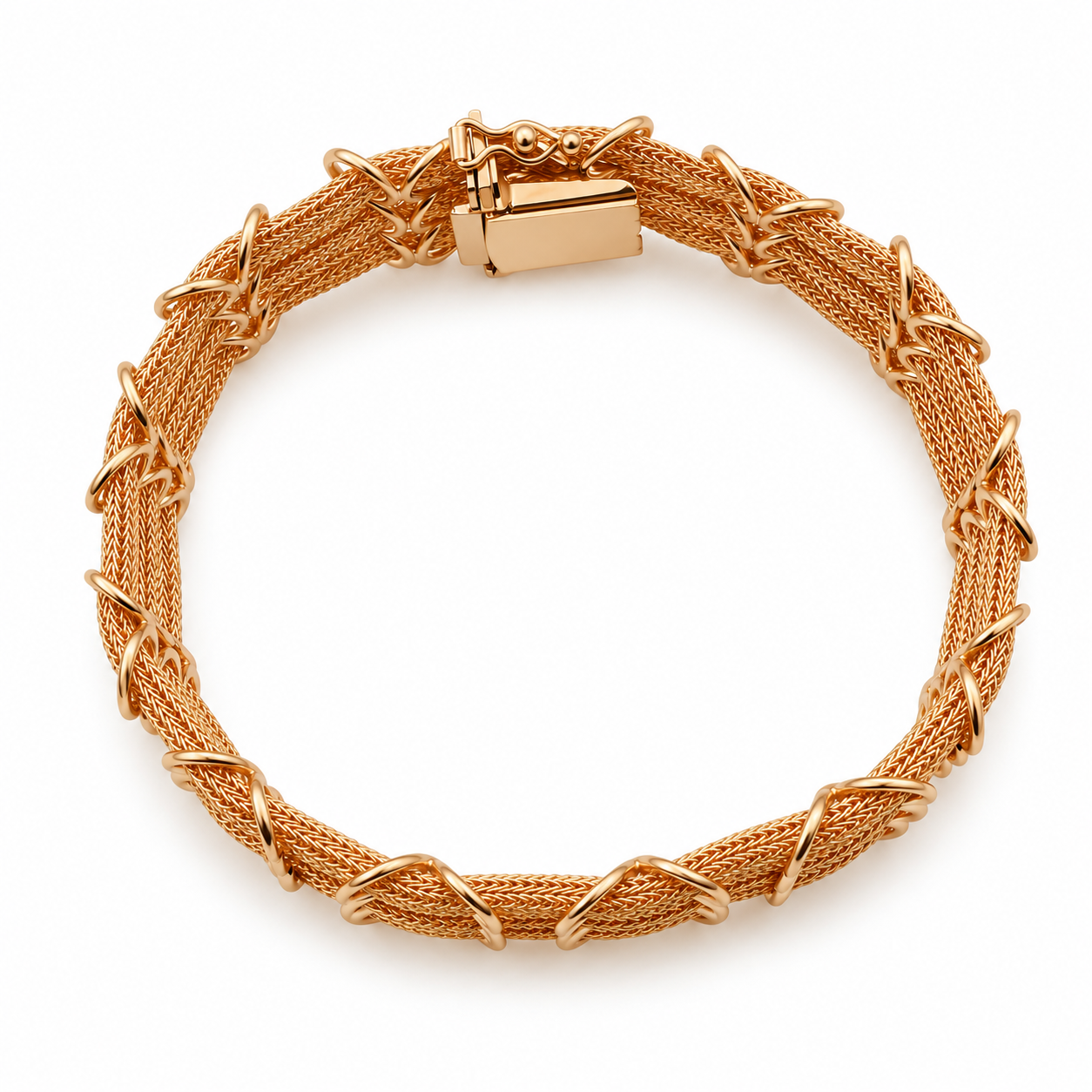 Bracciale - 18 carati Oro giallo - Handmade - Made in Italy