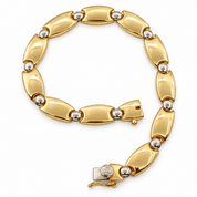 Bracciale - 18 carati Oro giallo, Oro bianco - Handmade - Made in Italy