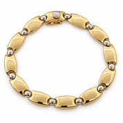 Bracciale - 18 carati Oro giallo, Oro bianco - Handmade - Made in Italy
