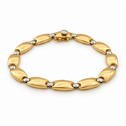 Bracciale - 18 carati Oro giallo, Oro bianco - Handmade - Made in Italy