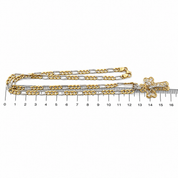 Collana con ciondolo - 18 carati Oro giallo, Oro bianco - Made in Italy - HandMade
