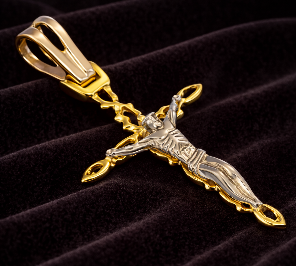 Crucifixpendantonblackvelvet.png