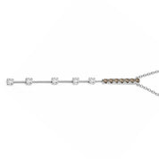 Collana - 18 carati Oro bianco - 0.315ct. tw. Diamante (Naturale) - Diamante