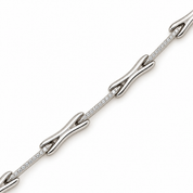 Bracciale - 18 carati Oro bianco - 0.30ct. tw. Diamante (Naturale) - Made in Italy - HandMade