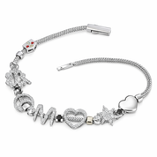 Bracciale - 18 carati Oro bianco - 0.65ct. tw. Diamante (Naturale)
