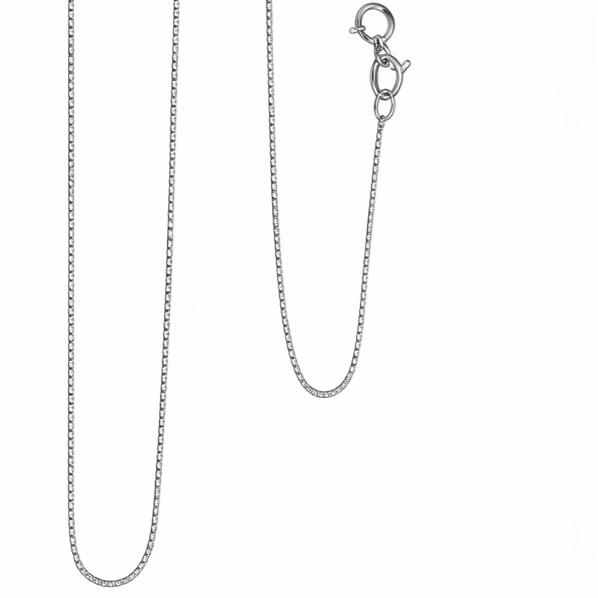 Collana con ciondolo - 18 carati Oro bianco - 0.44ct. tw. Diamante (Naturale) - Made in Italy - Handmade