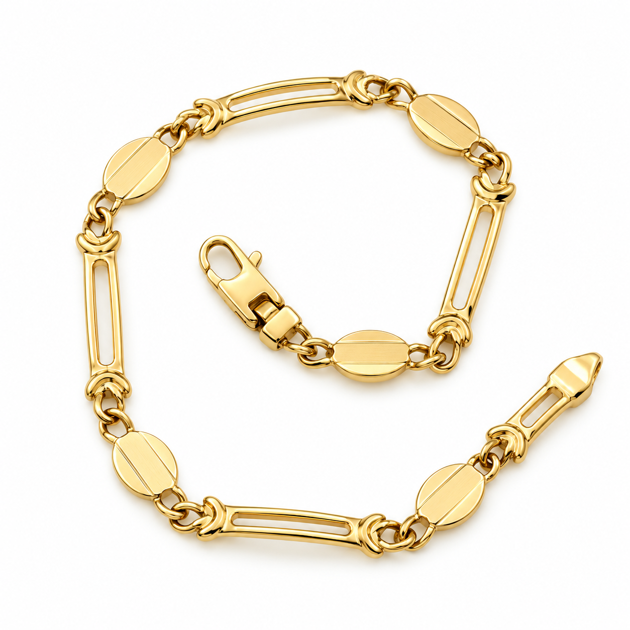 Bracciale - 18 carati Oro giallo - Made in Italy-Handmade