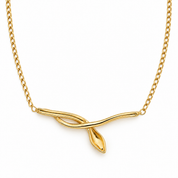 Collana - 18 carati Oro giallo Rubino - Made in Italy - Handmade