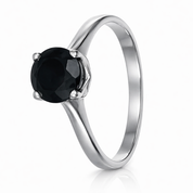 Anello - 18 carati Oro bianco - 2.00ct. tw. Zaffiro - Made in Italy - Handmade
