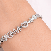 Bracciale - 18 carati Oro bianco - 0.65ct. tw. Diamante (Naturale)