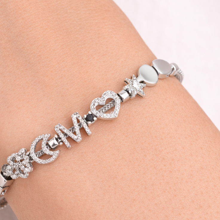 Bracciale - 18 carati Oro bianco - 0.65ct. tw. Diamante (Naturale)