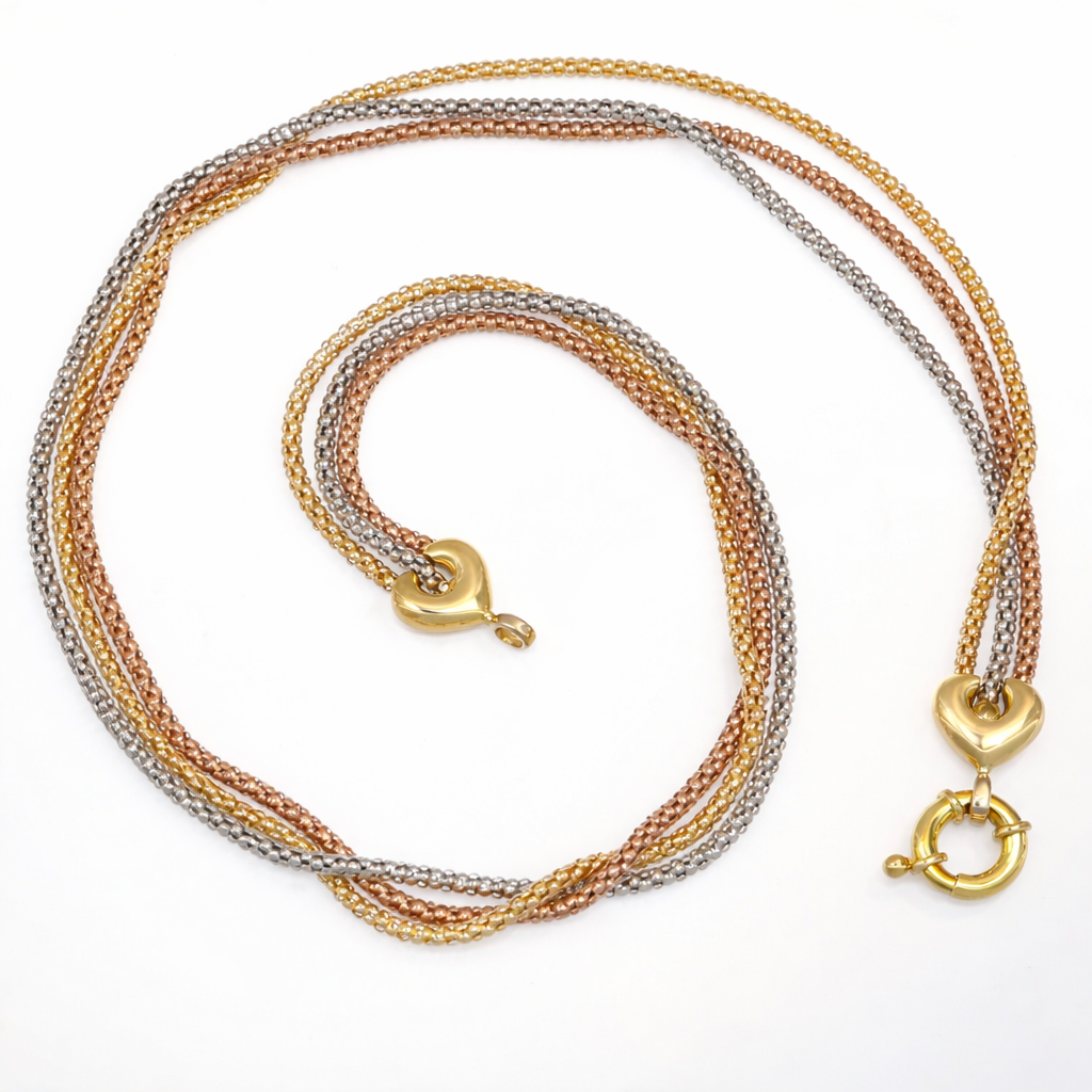 Collana - 18 carati Oro giallo, Oro bianco, Oro rosa