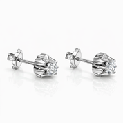 Orecchini - 18 carati Oro bianco - 0.46ct. tw. Diamante (Naturale)