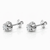 Orecchini - 18 carati Oro bianco - 0.46ct. tw. Diamante (Naturale)