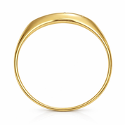 Anello - 18 carati Oro bianco, Oro giallo - 0.03ct. tw. Diamante (Naturale)