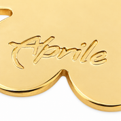 Orecchini - 18 carati Oro giallo, Oro bianco - 0.02ct. tw. Diamante (Naturale) - Made in Italy - Handmade
