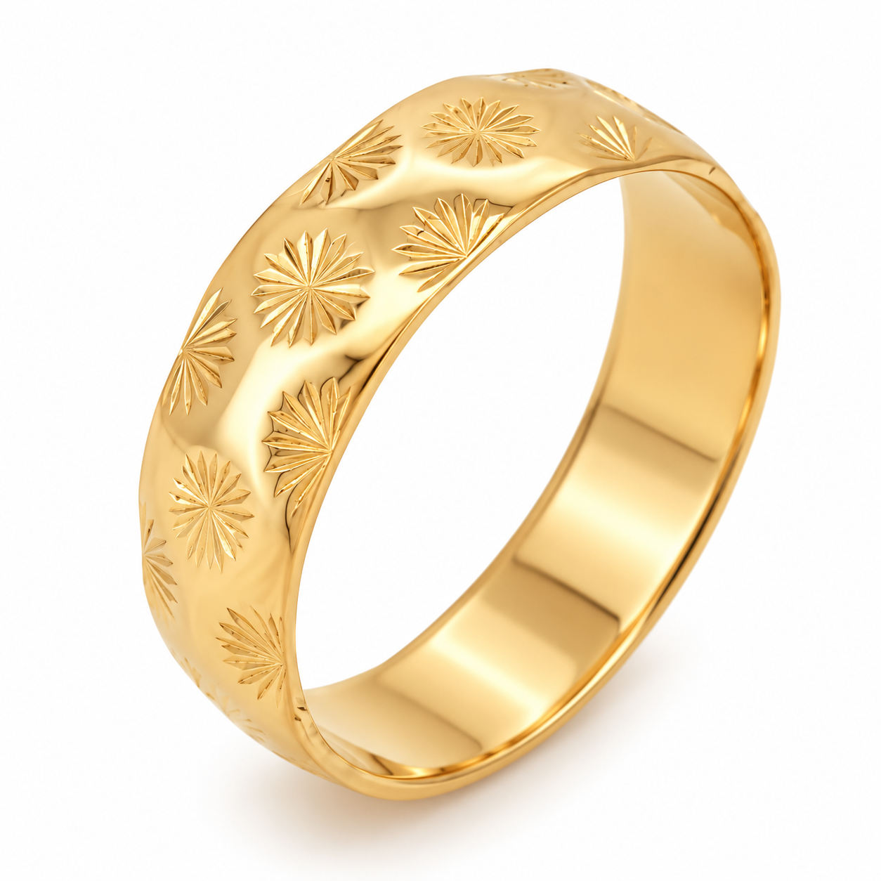 Anello - 18 carati Oro giallo - Made in Italy - Handmade