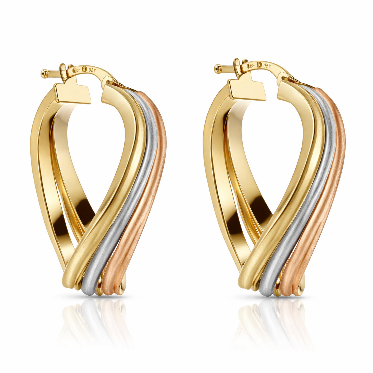 Orecchini - 18 carati Oro giallo, Oro rosa, Oro bianco