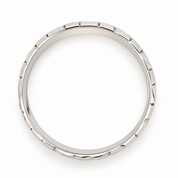 Anello - 18 carati Oro bianco - Made in Italy - Handmade