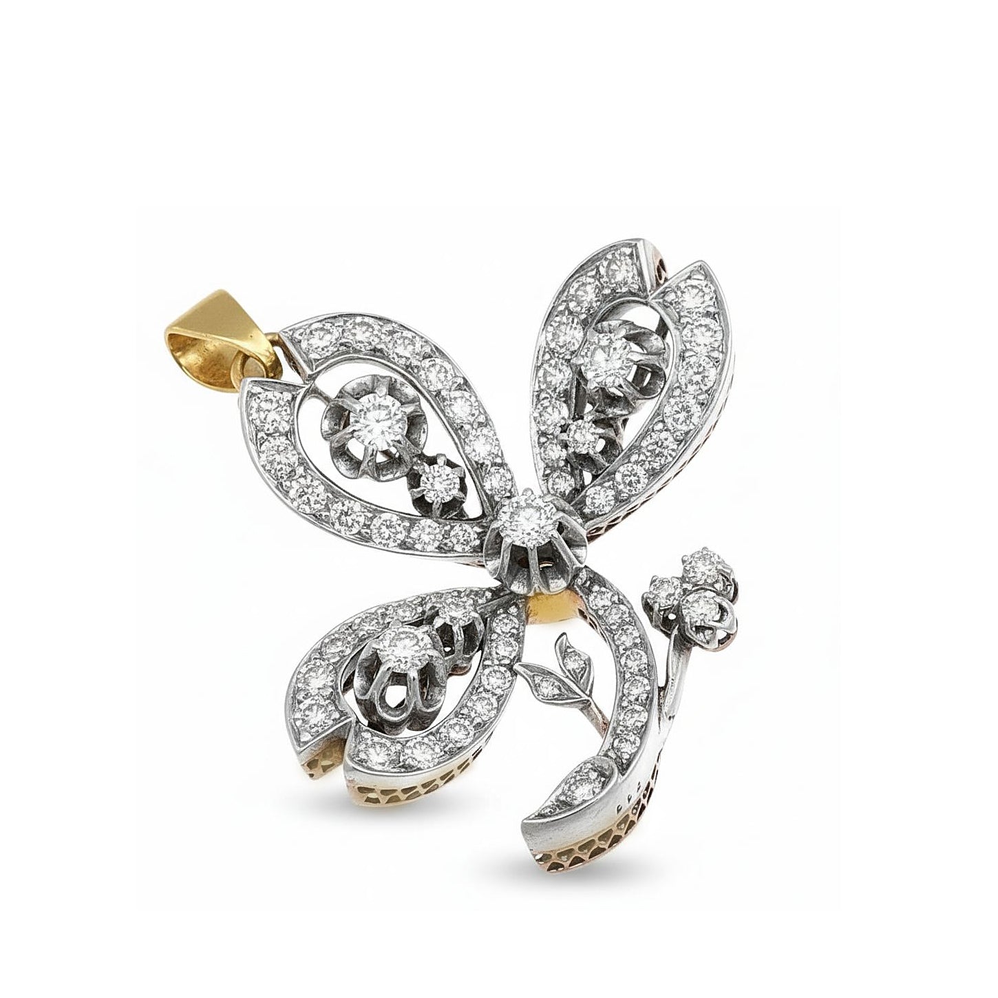 Ciondolo Argento, Oro giallo