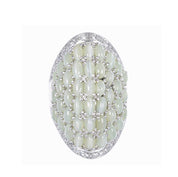 Anello Platino - 0.40ct. tw. Diamante (Naturale) - Crisoberillo