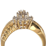 Anello - 14 carati Oro bianco, Oro giallo - 0.41ct. tw. Diamante (Naturale)