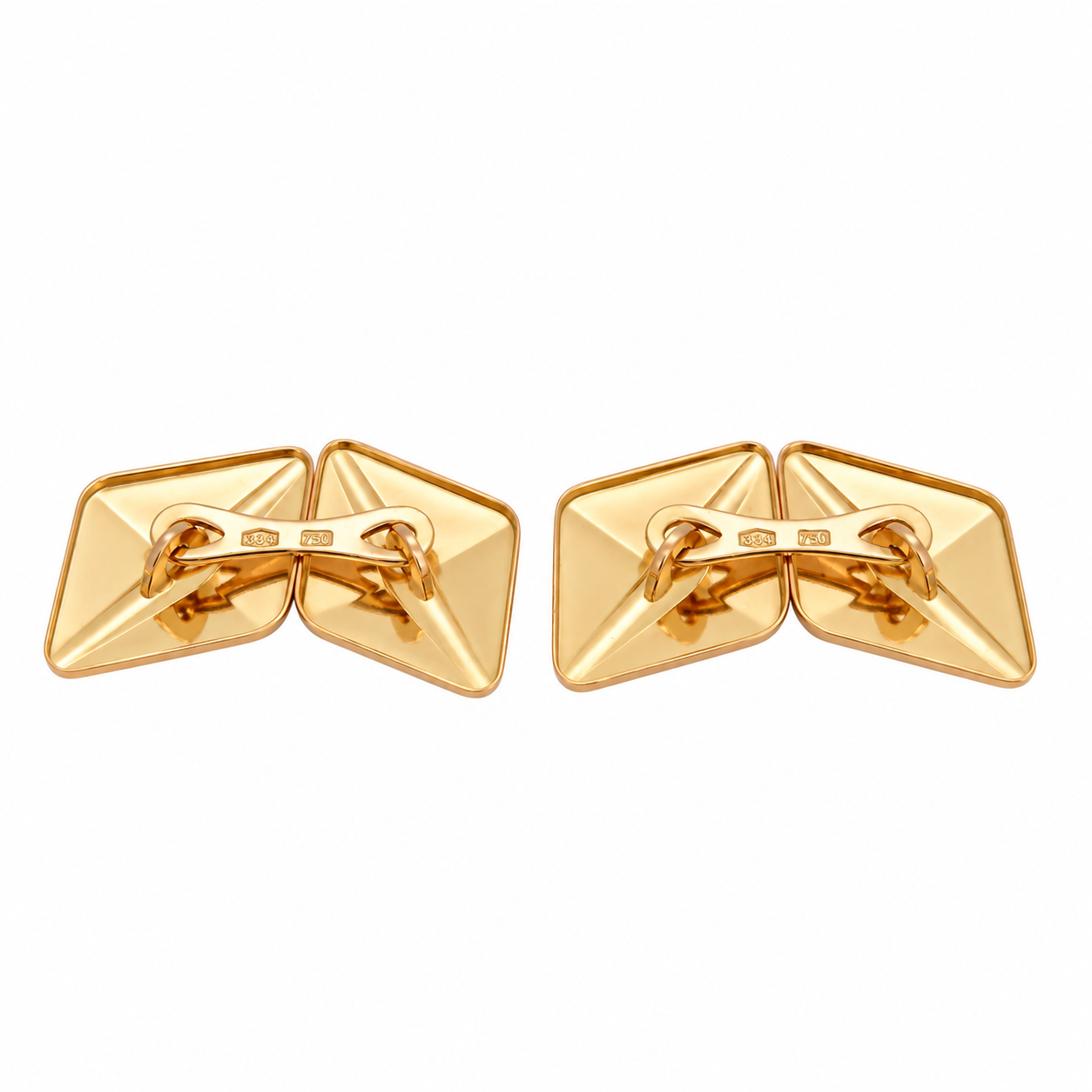 Gemelli - 18 carati Oro giallo - MAde in Italy - Handmade
