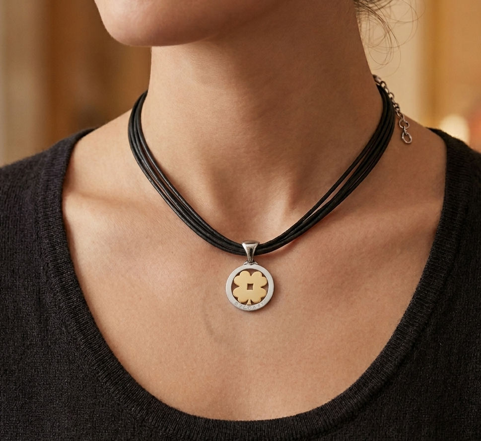 Collana - 18 carati Acciaio, Oro giallo
